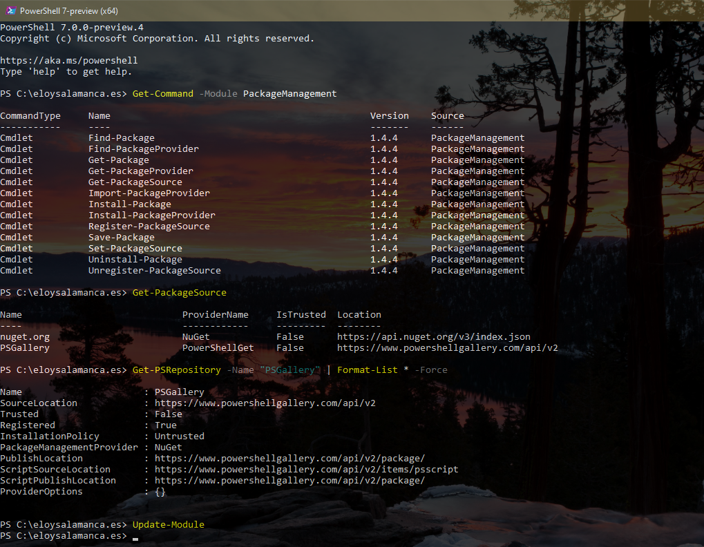Working with PowerShell Repositories